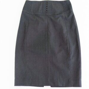 Vintage Y2K Express Pencil Skirt 2 office siren grey gray